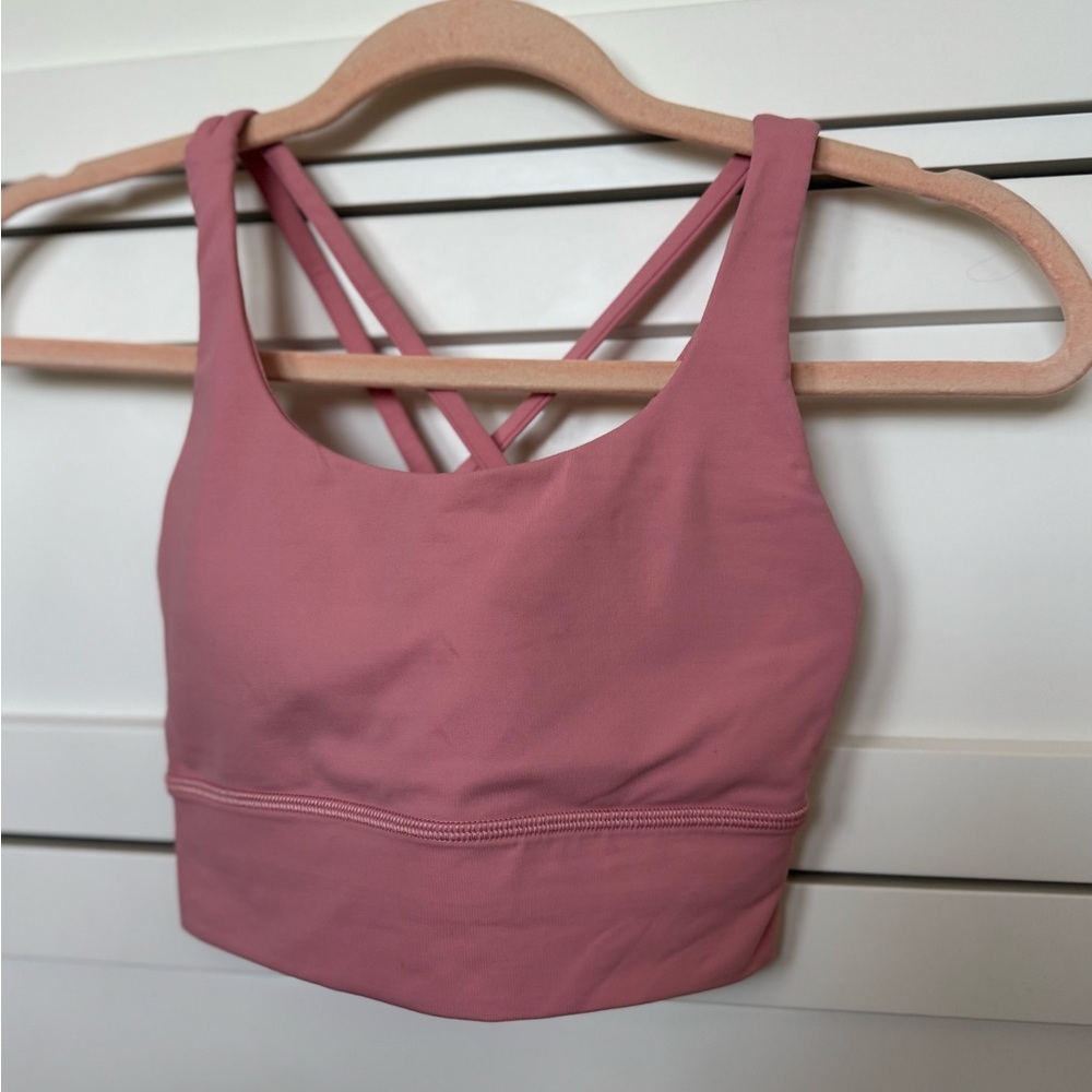 Lululemon Athletica Mauve Strappy Sports Bra